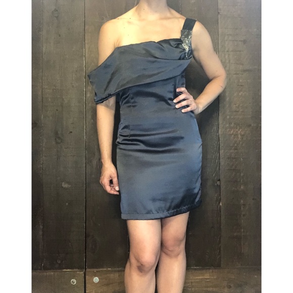 Religion Silver-Blue Cocktail Dress XS - Picture 3 of 11